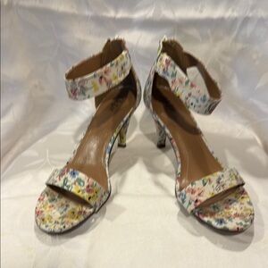 Style & Co. Multicolor Floral Heels